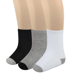 Kids' Color Block Crew Socks - 3 Colors