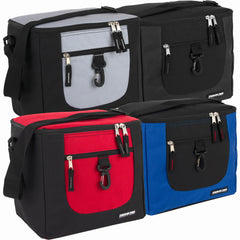 Fridge Pak 24-Can Insulated Cooler Bag - 4 Assorted Colors
