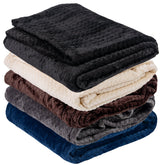 Soft Waffle Fleece Bulk Blankets 50" x 60" (250 GSM)