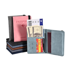 PU Leather Strap Passport Holder (Deliver in 4-6 weeks)
