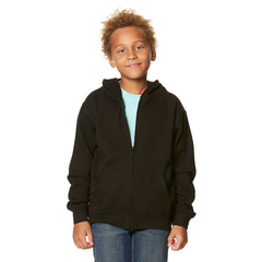 YOUTH MATCHING ZIPPER HOODIE 302 COMFORT FLEECE