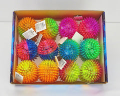 Flashing Spiky Double Color Ball