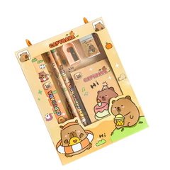 6 Piece Capybara Stationery Set
