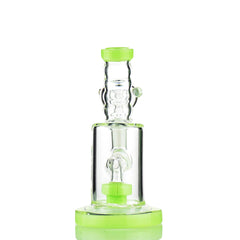 5" Mini Slime Color Water Pipe wth Round Shower and 14mm Male Bowl
