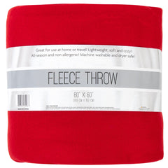 Twin Fleece Bulk Throw Blankets 80" x 60"