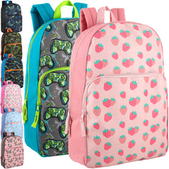 17-inch Bulk Children's Printed Backpack - Assorted Prints