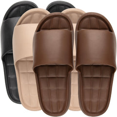 Men's Bulk Quilted Slide Sandals - 3 Colors