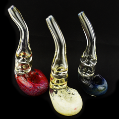 6" Stand Sherlock Fume Glass Frit Art Approx 130g