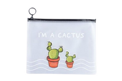 2 Cactus Plants Design Zip Case