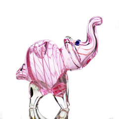 4" Pink Tube Elephant Hand Pipe
