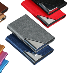 Metallic Leather Card Holder (Deliver in 4-6 weeks)