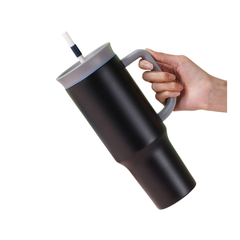 1.2L Stainless Steel Vacuum Insulated Tumbler with Straw