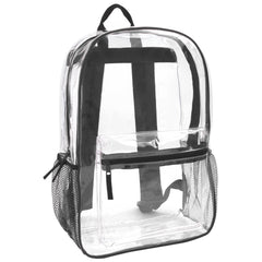 17-Inch Bulk Classic Clear Backpack