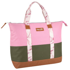 Color Block Cooler Lunch Tote
