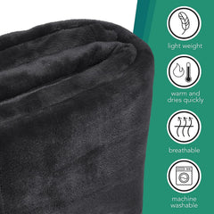 Teddy Fleece Bulk Throw Blankets 50" x 60"