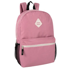 19-Inch Bulk Lash Tab Backpack w Side Mesh Pockets - Girls Colors