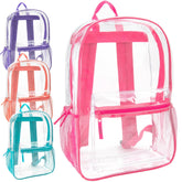 17-Inch Bulk Classic Clear Backpack - Girls Colors