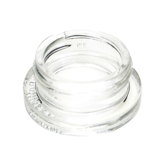 7ML Glass Jar/Plastic Black Lid