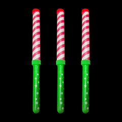 12" Light-Up Candy Cane Stripe Wand