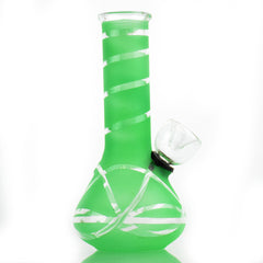 5" Mini Bong with Frosted Strips
