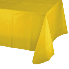 Plastic Table Cover - Yellow 54" x 108" (EACH)