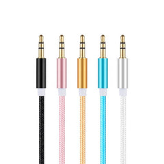 AUXILLARY 3 FOOT BRAIDED CLOTH CABLE CORD ( sold by the piece or dozen )