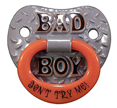 BAD BOY TODDLER PACIFIER ( sold by the piece ) * CLOSEOUT NOW $1.50 EA