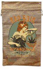 RED HAIR BURLAP BAG (Sold by the piece)
