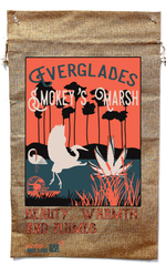 SMOKEY'S MARSH EVERGLADES MARIJUANA BURLAP BAG ( sold by the piece )