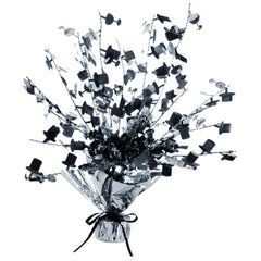Champagne Glass & Top Hat Centerpiece 15" (EACH)