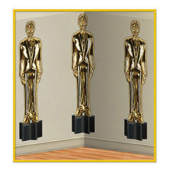 Awards Night Statuettes Backdrop 4' x 30' (EACH)