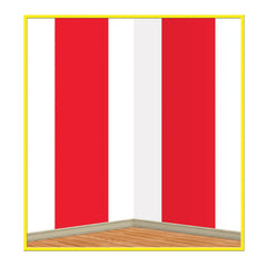Backdrop - Red & White Stripes 4' x 30' (EACH)