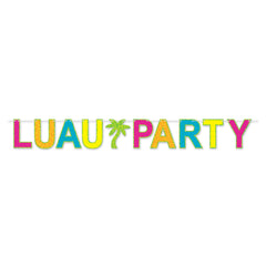 Luau Party Streamer 7' (EACH)