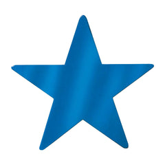 Foil Star Cutout - Blue 12" (EACH)