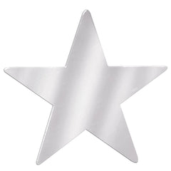 Foil Star Cutout - Silver 15" (EACH)