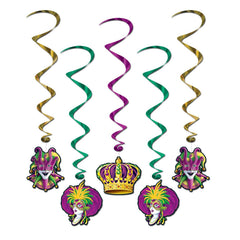 Mardi Gras Whirl Assortment 40" (5 PACK)