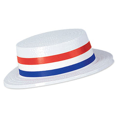 Plastic Skimmer Hat With Band (EACH)