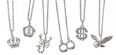 LARGE BLING BLING METAL NECKLACE (sold by piece or dozen)