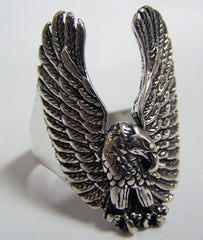 FLYING EAGLE WINGS UP BIKER RING (Sold by the piece)