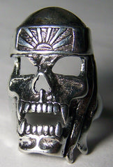 KAMIKAZE NINJA SKULL DELUXE BIKER RING (Sold by the piece) *