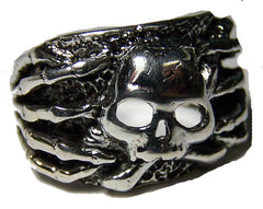 SKELETON FINGERS SKULL BIKER RING (Sold by the piece) *