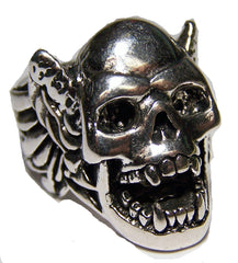 VAMPIRE DEMON WINGS BIKER RING (Sold by the piece)
