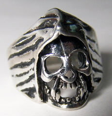 SKULL WITH CAPE BIKER RING (Sold by the piece) *