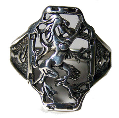 GRIFFIN HORSE DRAGON SILVER BIKER RING (Sold by the piece) *