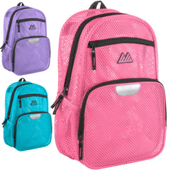 18-Inch Bulk Pro Jersey Reflective Mesh Backpack - Girls Colors