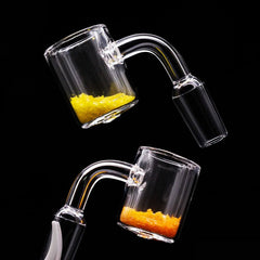 Thermochromic Banger with Sand 14mm Male Yellow Color Changes