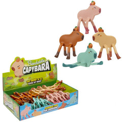 3.75Ÿ?� Bendable Capybara Figures - Set of 24 Flexible, Fun Toys