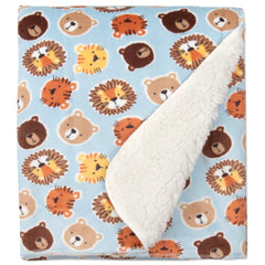Bulk Baby Plush & Sherpa Blankets 35" x 30" - Single Prints