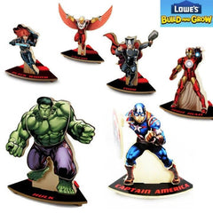 Build and Grow Marvel Avengers Set (6 PACK)