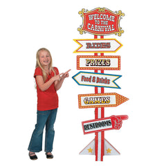 Carnival Directional Sign 5' (EACH)